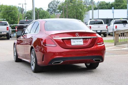 designo Cardinal Red Metallic 2017 Mercedes-Benz C-Class C 300 Sedan