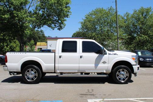 White Platinum Metallic Tri-Coat 2015 Ford F-250 Platinum