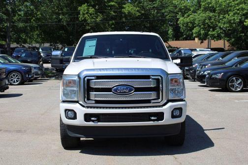 White Platinum Metallic Tri-Coat 2015 Ford F-250 Platinum
