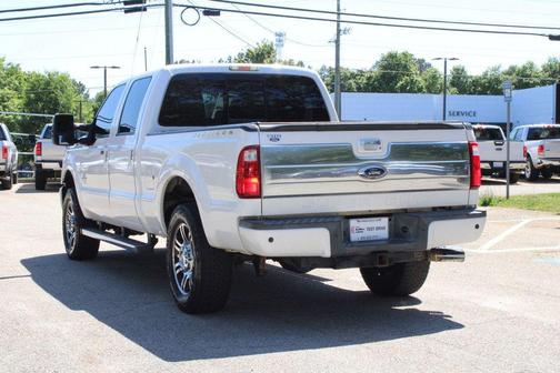 White Platinum Metallic Tri-Coat 2015 Ford F-250 Platinum