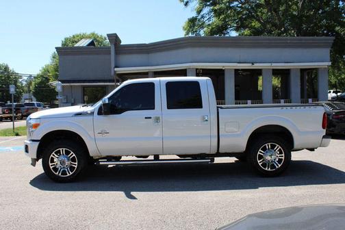 White Platinum Metallic Tri-Coat 2015 Ford F-250 Platinum