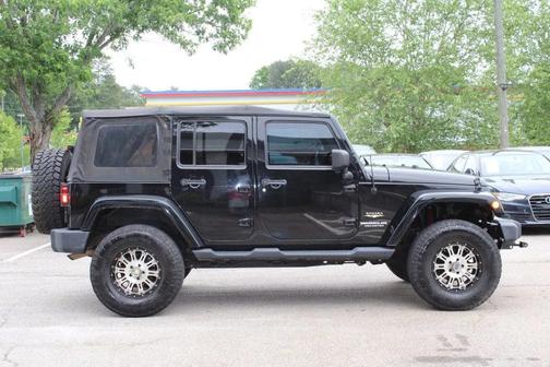 Black Clearcoat 2012 Jeep Wrangler Unlimited Sahara