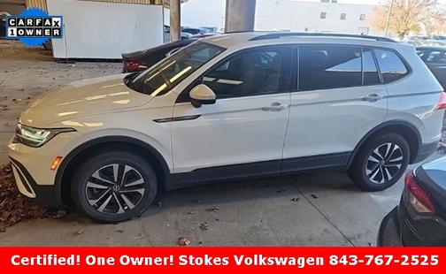 Pure White 2022 Volkswagen Tiguan 2.0T S SUV