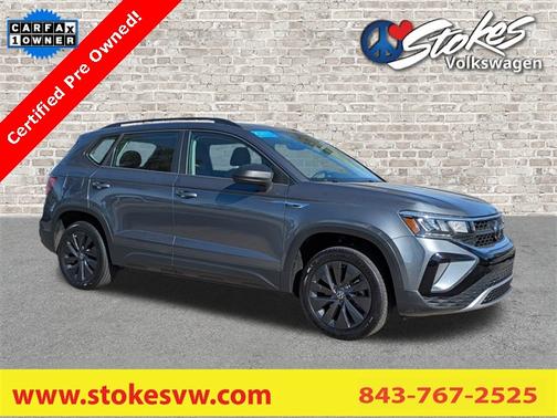 Platinum Gray Metallic 2023 Volkswagen Taos 1.5T S SUV