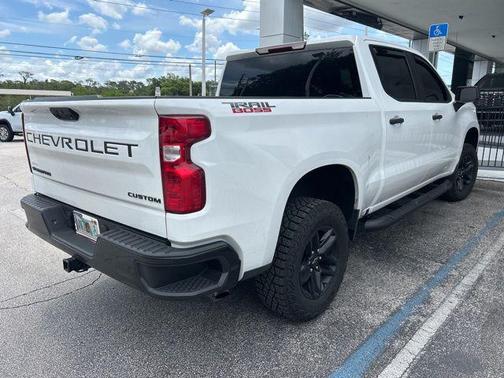 Summit White 2025 Chevrolet Silverado 1500 Custom Trail Boss