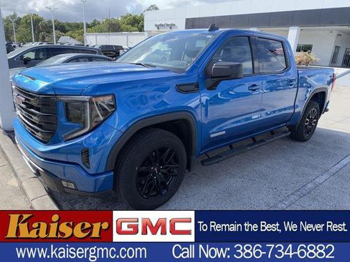 Blue Metallic 2022 GMC Sierra 1500 Elevation