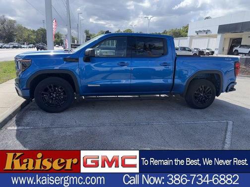 Blue Metallic 2022 GMC Sierra 1500 Elevation