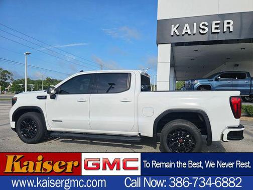 Summit White 2024 GMC Sierra 1500 Elevation