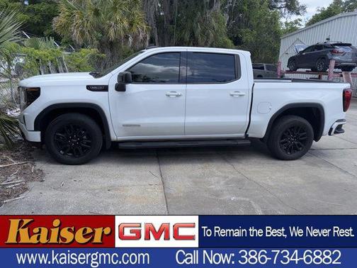 Summit White 2024 GMC Sierra 1500 Elevation