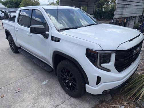 Summit White 2024 GMC Sierra 1500 Elevation