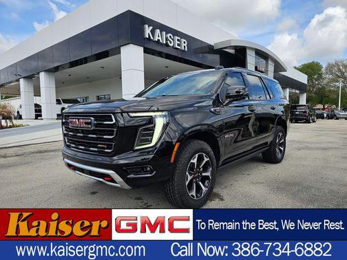 Onyx Black 2025 GMC Yukon 4WD AT4