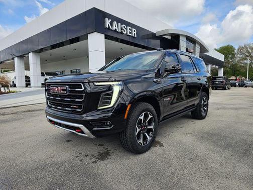 Onyx Black 2025 GMC Yukon 4WD AT4