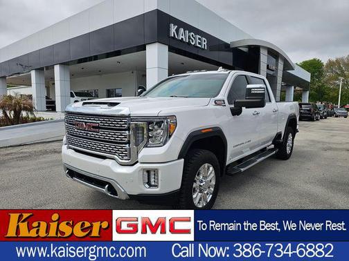 White Frost Tricoat 2020 GMC Sierra 2500 Denali
