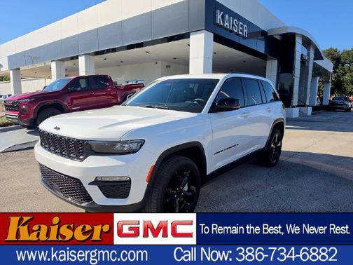 Bright White Clearcoat 2024 Jeep Grand Cherokee Limited