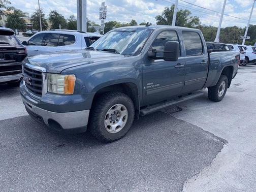 Stealth Gray Metallic 2008 GMC Sierra 2500 SLT H/D Crew Cab
