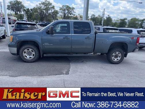 Stealth Gray Metallic 2008 GMC Sierra 2500 SLT H/D Crew Cab