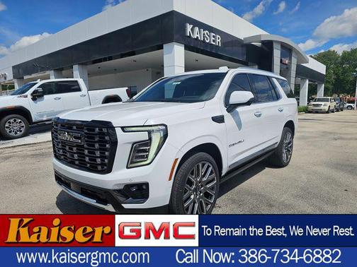 Glacier White Tricoat 2026 GMC Yukon Denali Ultimate SUV