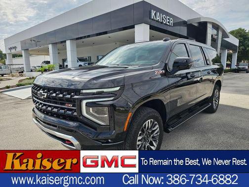 Black 2025 Chevrolet Suburban 4WD Z71 SUV