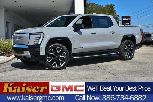 Thunderstorm Gray 2025 GMC Sierra EV Max Range Denali Truck