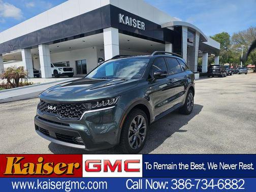 Aruba Green 2023 Kia Sorento EX