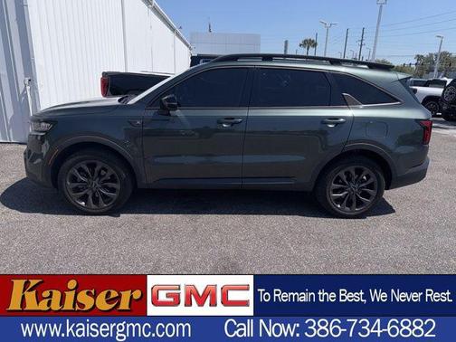 Aruba Green 2023 Kia Sorento EX