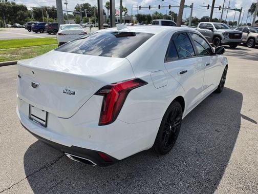 Summit White 2021 Cadillac CT4 Premium Luxury