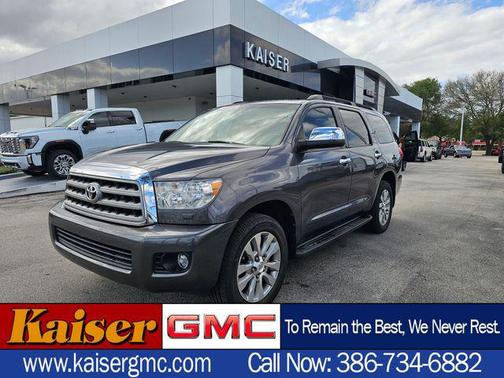 Magnetic Gray Metallic 2012 Toyota Sequoia Limited