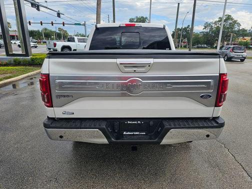 White Platinum Metallic Tri-Coat 2015 Ford F-150 Platinum