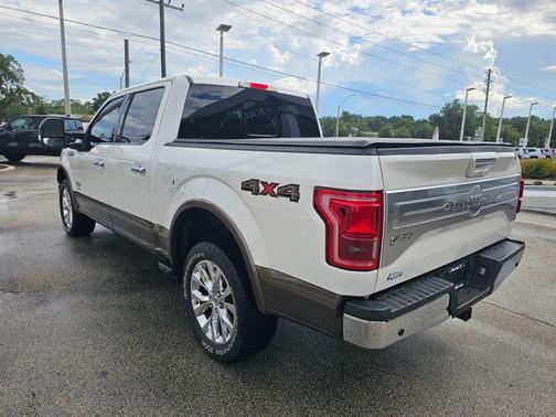 White Platinum Metallic Tri-Coat 2015 Ford F-150 Platinum
