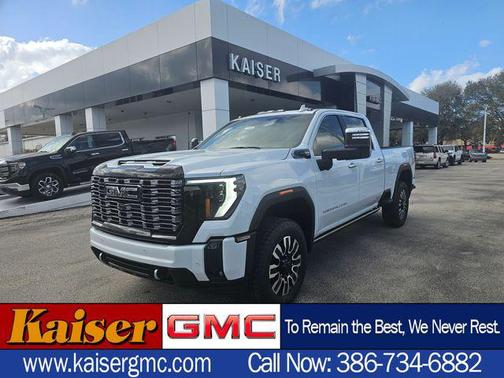 Glacier White Tricoat 2026 GMC Sierra 2500 Denali Ultimate Truck