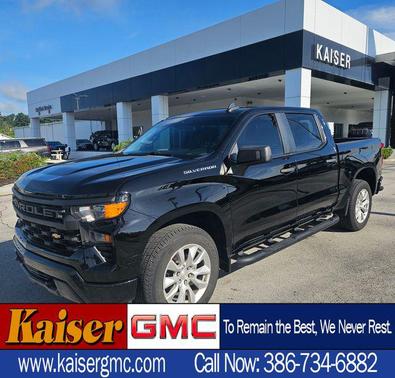 Black 2024 Chevrolet Silverado 1500 Custom