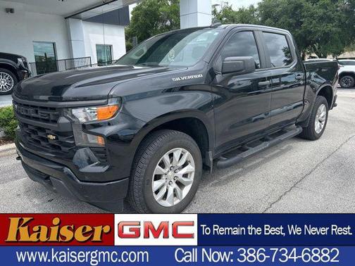 Black 2024 Chevrolet Silverado 1500 Custom
