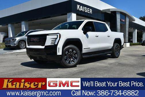 Summit White 2026 GMC Sierra EV Standard Range Elevation Truck