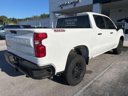 Summit White 2025 Chevrolet Silverado 1500 Custom Trail Boss