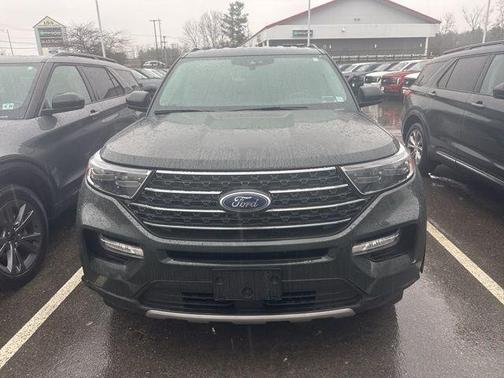 Forged Green Metallic 2022 Ford Explorer XLT