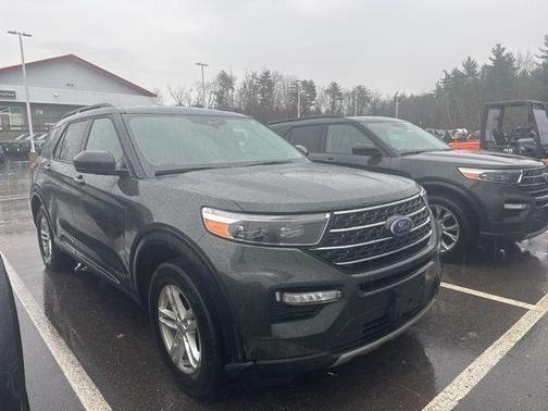 Forged Green Metallic 2022 Ford Explorer XLT