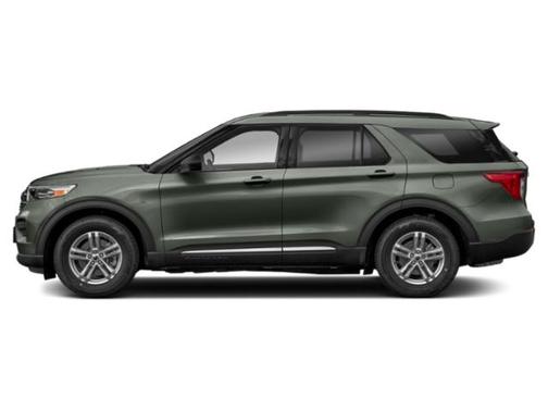 Forged Green Metallic 2022 Ford Explorer XLT