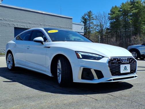 Arkona White 2024 Audi A5 Sportback 45 S Line Premium Plus
