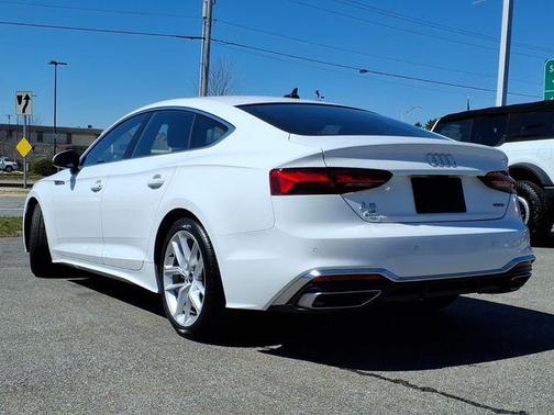 Arkona White 2024 Audi A5 Sportback 45 S Line Premium Plus