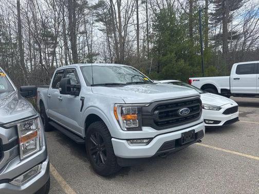 Space White Metallic 2021 Ford F-150 XLT