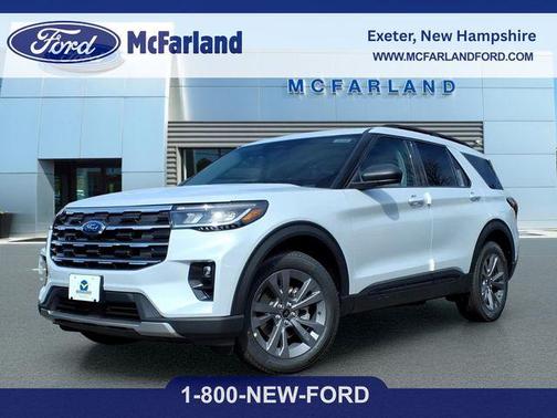 Space White Metallic 2026 Ford Explorer Active