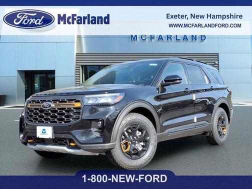 Agate Black Metallic 2026 Ford Explorer Tremor