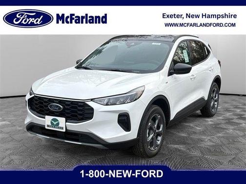 star white metallic tri-coat 2026 Ford Escape ST-Line