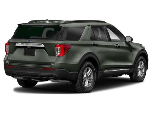 Forged Green Metallic 2022 Ford Explorer XLT