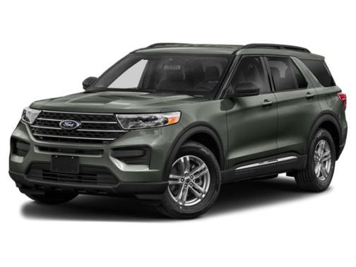 Forged Green Metallic 2022 Ford Explorer XLT