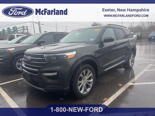 Forged Green Metallic 2022 Ford Explorer XLT