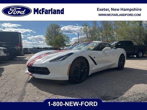 Arctic White 2019 Chevrolet Corvette Stingray