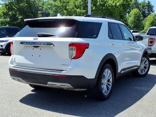 Star White Metallic Tri-Coat 2021 Ford Explorer XLT