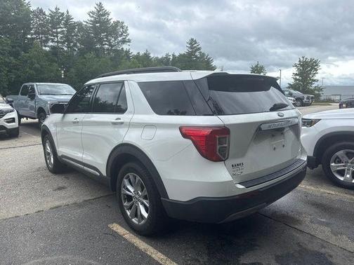 Star White Metallic Tri-Coat 2021 Ford Explorer XLT