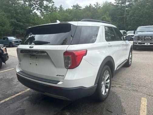 Star White Metallic Tri-Coat 2021 Ford Explorer XLT